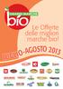 Le Offerte delle migliori marche bio!