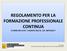 REGOLAMENTO PER LA FORMAZIONE PROFESSIONALE CONTINUA