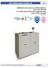 Refrigeratori aria-acqua con caldaia integrativa da 5,3 kw a 80,0 kw Air-cooled water chillers with integrative boiler from 5,3 kw to 80,0 kw