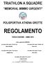 TRIATHLON A SQUADRE POLISPORTIVA ATHENA GROTTE REGOLAMENTO TERZA EDIZIONE ANNO Letto e approvato il 25/01/2014