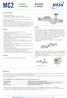 MC2 CORIOLIS FLOWMETER MISURATORI DI PORTATA. Flow sensor MC2. Design. Benefits. Function. Application. Riels MC2 is available as a: