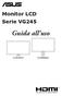 Monitor LCD Serie VG245. Guida all uso