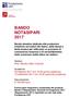 BANDO NOT&SIPARI 2017