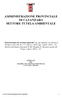 AMMINISTRAZIONE PROVINCIALE DI CATANZARO SETTORE TUTELA AMBIENTALE