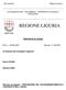 VIII LEGISLATURA DOCUMENTI PROPOSTE DI LEGGE E RELAZIONI PROPOSTA DI LEGGE. Prot. n. 140/8L/2007 Genova,