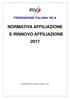 NORMATIVA AFFILIAZIONE E RINNOVO AFFILIAZIONE 2017