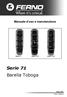 Manuale d uso e manutenzione. Model 71 Model 71-S Model 71-M. Serie 71 Barella Toboga. Marzo Doc. N. MU-021-D