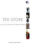 TEX-STORE. La nuova visione del Merchandising. crea solution