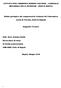 ISTITUTO PER L AMBIENTE MARINO COSTIERO CONSIGLIO NAZIONALE DELLE RICERCHE - SEDE DI NAPOLI. Studio geologico del comprensorio Centane-Via Panoramica