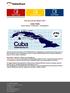 Dal 10 al 20 novembre CUBA TOUR Sportivi Agonisti / Cicloamatori / Accompagnatori