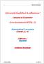 Università degli Studi La Sapienza. Facoltà di Economia. Anno accademico Matematica Finanziaria Canale D - K. Capitolo 2 Rendite