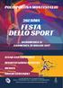 POLISPORTIVA MONTEVEGLIO 26ESIMA FESTA DELLO SPORT DA DOMENICA 21 A DOMENICA 28 MAGGIO 2017