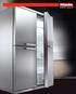 Design prestigioso. 2 capienti frigo-congelatori possono essere uniti per formare un unico grande Side by Side. In modo discreto ed elegante.