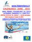 CALENDARIO GARE 2016 GRAN PREMIO FIDALMILANO SU PISTA CATEGORIA RAGAZZE/I E CADETTE/I CAMPIONATI PROVINCIALI INDIVIDUALI SU PISTA