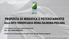 PROPOSTA DI MODIFICA E POTENZIAMENTO DELLA RETE FERROVIARIA ROMA-SULMONA-PESCARA