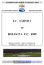 F.C. EMPOLI BOLOGNA F.C. 1909