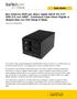 Box Esterno HDD per disco rigido SATA III 3.5 USB 3.0 con UASP - Enclosure Case Disco Rigido a doppio Bay con Hot Swap 6 Gbps