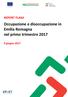 Occupazione e disoccupazione in Emilia Romagna nel primo trimestre 2017