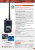 IC-F51V/IC-F61V. Ricetrasmettitori portatili VHF-UHF