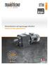 ITH. Motoriduttori ad ingranaggi cilindrici Helical in-line gearmotors ITH ITH. catalogo IRON 2015 interne TRANSTECNO_02.indd 2