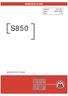 MANUALE D USO. Codice: Data: 28/07/2009 Rev.: 1.10 S850 MISURATORE FISCALE