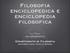 Filosofia enciclopedica e enciclopedia filosofica