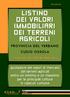 quotazioni dei valori di mercato dei terreni agricoli entro un minimo e un massimo per le principali colture in ciascun comune