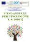 PIANO ANNUALE PER L'INCLUSIONE A. S. 2016/17