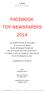 FACEBOOK TOP NEWSPAPERS 2014