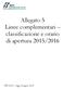 Allegato 5 Linee complementari classificazione e orario di apertura 2015/2016