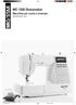 MC 1500 Dressmaker. Macchina per cucire e ricamare Istruzioni per l uso. Art.-no.: