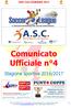 Comunicato Ufficiale n 4