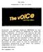The voice. (traduzione 1.0 del )