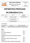 ANTIBIOTICO-PROFILASSI IN CHIRURGIA O.R.L.