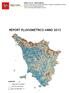 REPORT PLUVIOMETRICO ANNO 2013