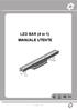 LED BAR (4 in 1) MANUALE UTENTE