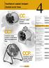 CCpag CCTpag Ducted axial fans. Ventilatori assiali intubati. Ducted axial fans. Ventilatori assiali