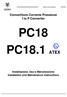 Convertitore Corrente Pressione I to P Converter PC18 PC18.1 ATEX Installazione, Uso e Manutenzione Installation and Maintenance Instructions