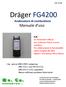 Dräger FG4200. Analizzatore di combustione. Manuale d uso