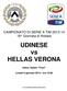 UDINESE vs HELLAS VERONA