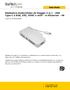 Adattatore Audio/Video da Viaggio 4 in 1 - USB Type-C a VGA, DVI, HDMI o mdp - in Alluminio - 4K