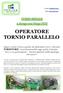 OPERATORE TORNIO PARALLELO