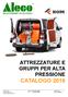 ATTREZZATURE E GRUPPI PER ALTA PRESSIONE CATALOGO 2016 ALECO