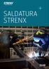 SALDATURA STRENX. Nella brochure si fa riferimento a: