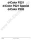 www MK-Electronic de d-color P221 d-color P221 Special d-color P226 Y Spare Parts Catalogue 1