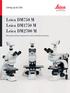 Leica DM750 M Leica DM1750 M Leica DM2700 M. Microscopio diritto per applicazioni di routine nell analisi dei materiali