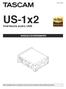 US-1x2. Interfaccia audio USB MANUALE DI RIFERIMENTO D A