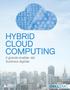 HYBRID CLOUD COMPUTING. il grande enabler del business digitale