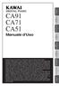 CA91 CA71 CA51. Manuale d'uso