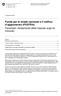 Fondo per le strade nazionali e il traffico d agglomerato (FOSTRA) Factsheet «Andamento delle imposte sugli oli minerali»